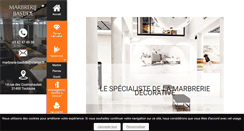 Desktop Screenshot of marbrerie-bastide.com