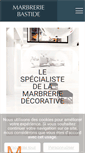 Mobile Screenshot of marbrerie-bastide.com